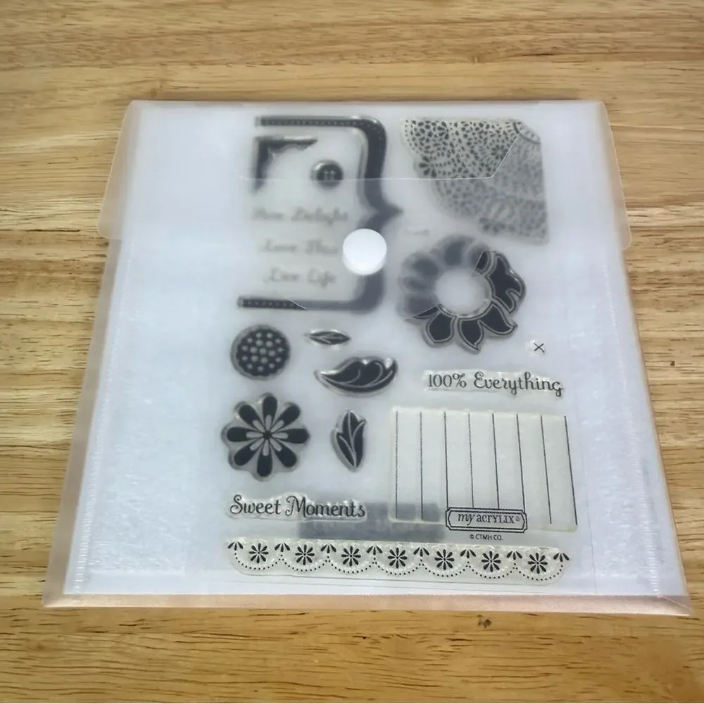 Close to My Heart My Acrylix Stamps Spring Set